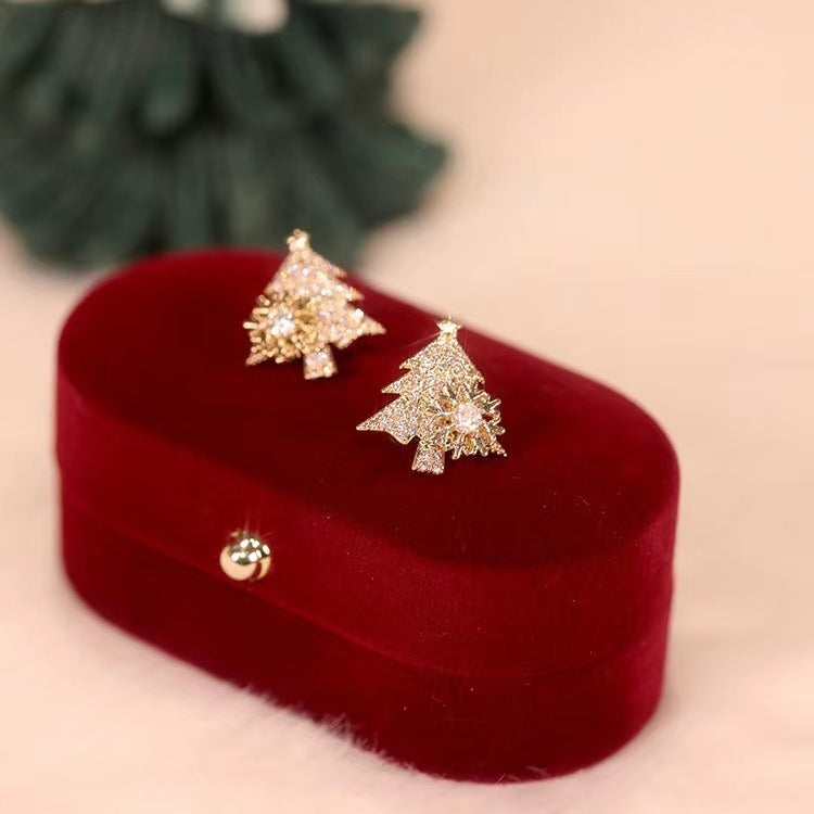 Christmas Tree Earrings  Stud Earring chicpolly