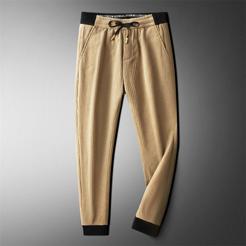 Loose Trendy Draping Straight New Casual Sports Pants Men chicpolly