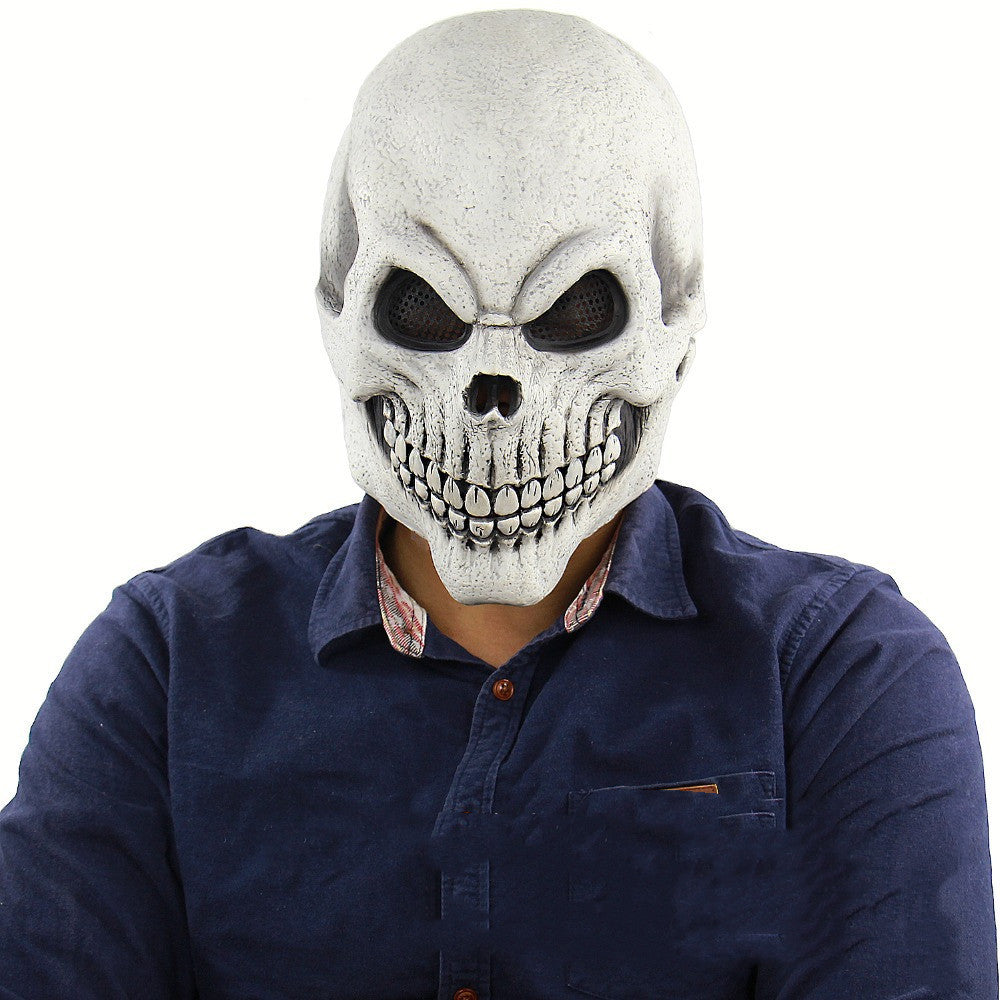 Halloween Face Mask Horror Latex Skull Mask Headgear chicpolly