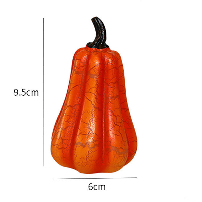 New Halloween Pumpkin Lantern Simulation Pumpkin LED Candle Lamp Resin Luminous Pumpkin chicpolly
