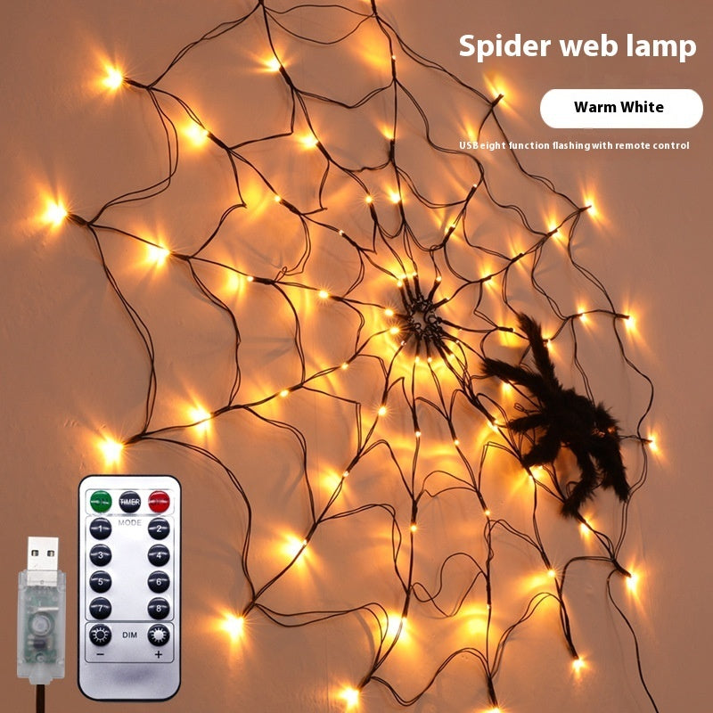 Halloween Hat LED Ghost Lighting Chain Ghost Festival Party Decoration chicpolly
