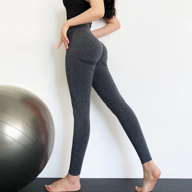High-waisted Peach Hip Tight-fitting Stretch Hip-lifting Yoga Pants chicpolly