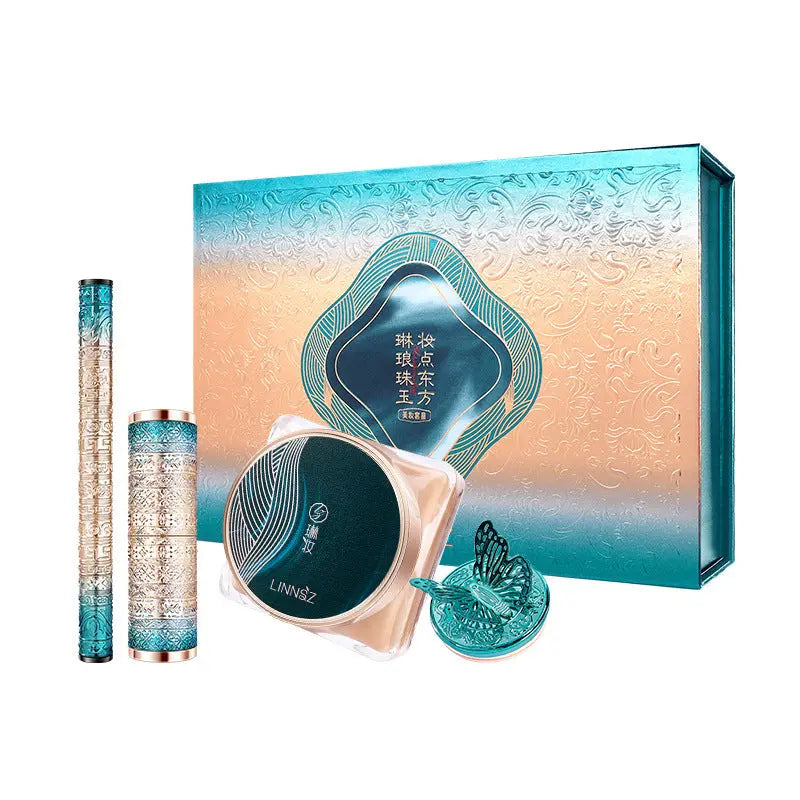 Makeup Kit Air Cushion Eyeliner Lipstick Cosmetics chicpolly