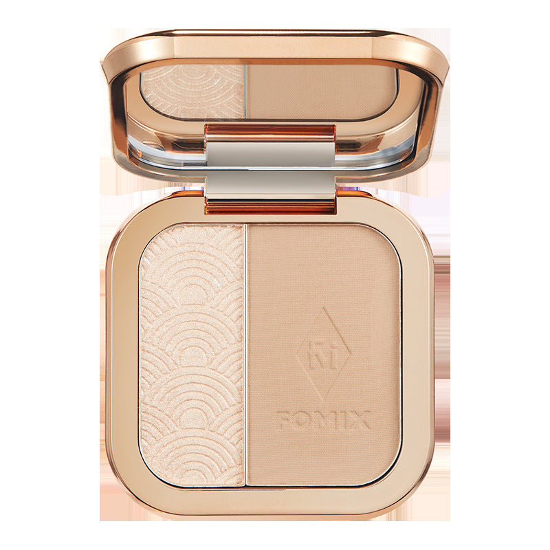 Two-color Highlight Repair Makeup Palette chicpolly