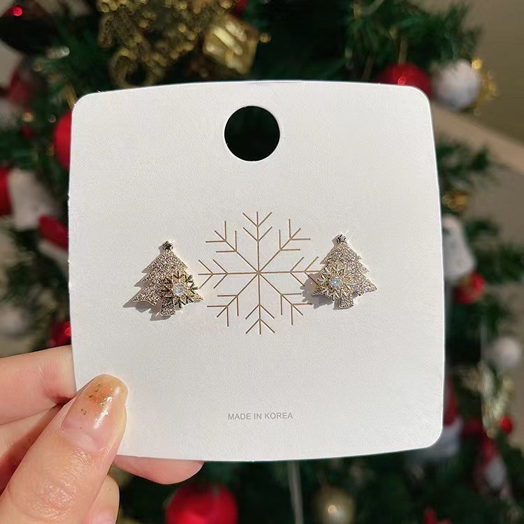 Christmas Tree Earrings  Stud Earring chicpolly