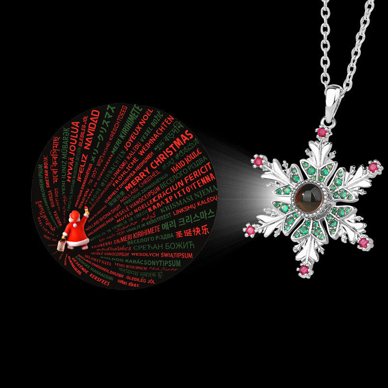 Christmas Necklace Women's Clavicle Chain chicpolly