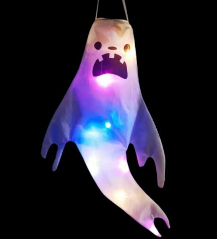 Halloween Hair Dryer Ghost Decoration Ghost Face Glow chicpolly