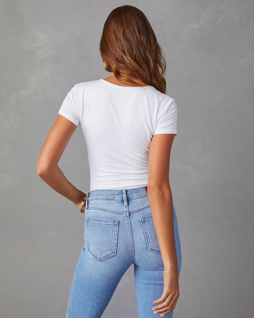 Fashion Wash Jeans For Women Classic Tapered Amanda Jeans chicpolly