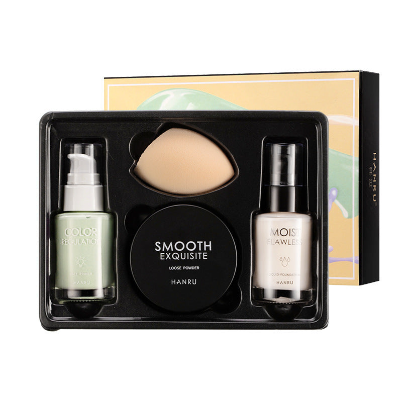 Makeup Set 4Pieces Isolated Powder My Store