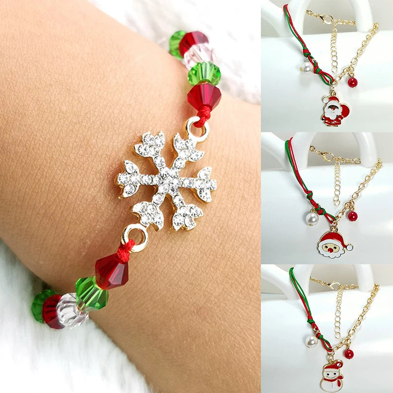 Christmas Snowman Chain Pendant For Women chicpolly