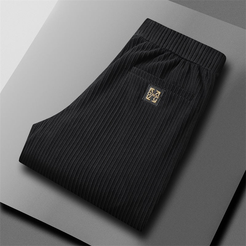 Loose Trendy Draping Straight New Casual Sports Pants Men chicpolly