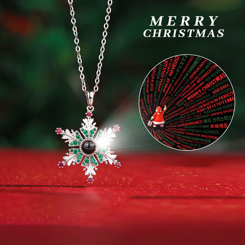Christmas Necklace Women's Clavicle Chain chicpolly