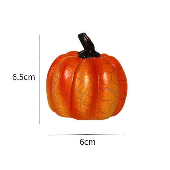 New Halloween Pumpkin Lantern Simulation Pumpkin LED Candle Lamp Resin Luminous Pumpkin chicpolly