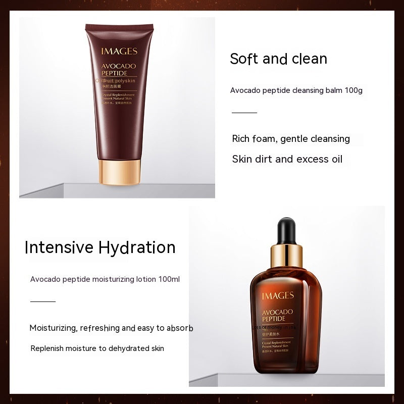 Hydrating And Repairing Smaller Brown Bottle Skin Care Product Set Brightening Skin chicpolly
