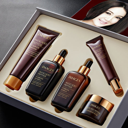 Hydrating And Repairing Smaller Brown Bottle Skin Care Product Set Brightening Skin chicpolly