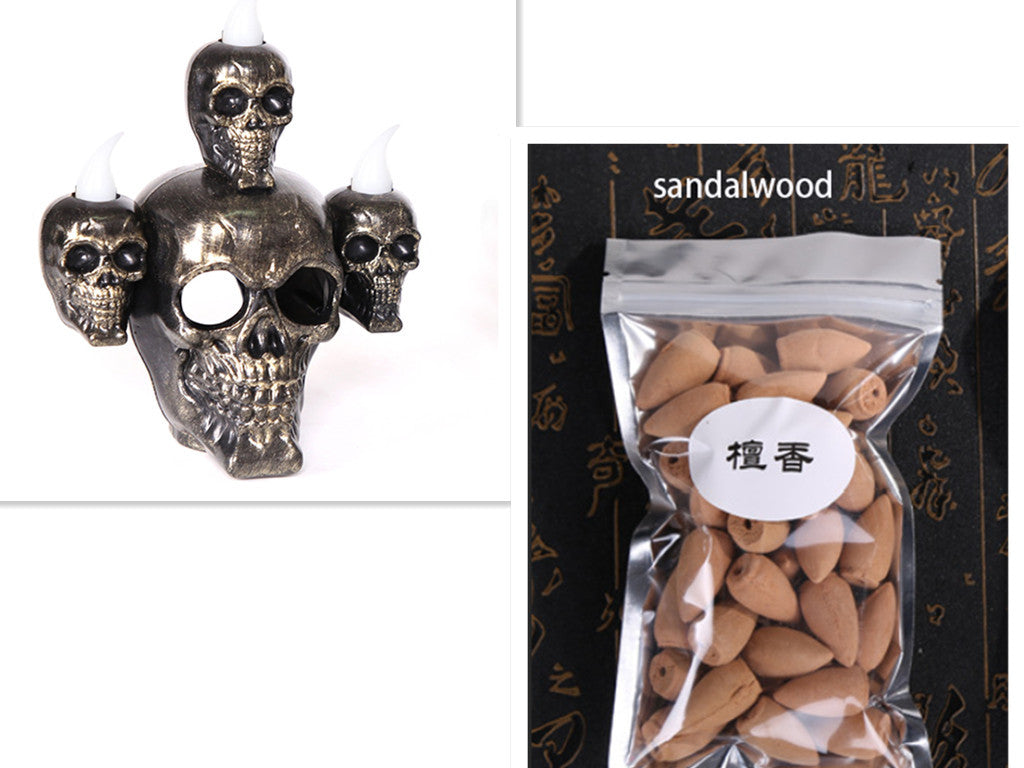 New Halloween Decoration Halloween Skull With Lights Ornaments chicpolly