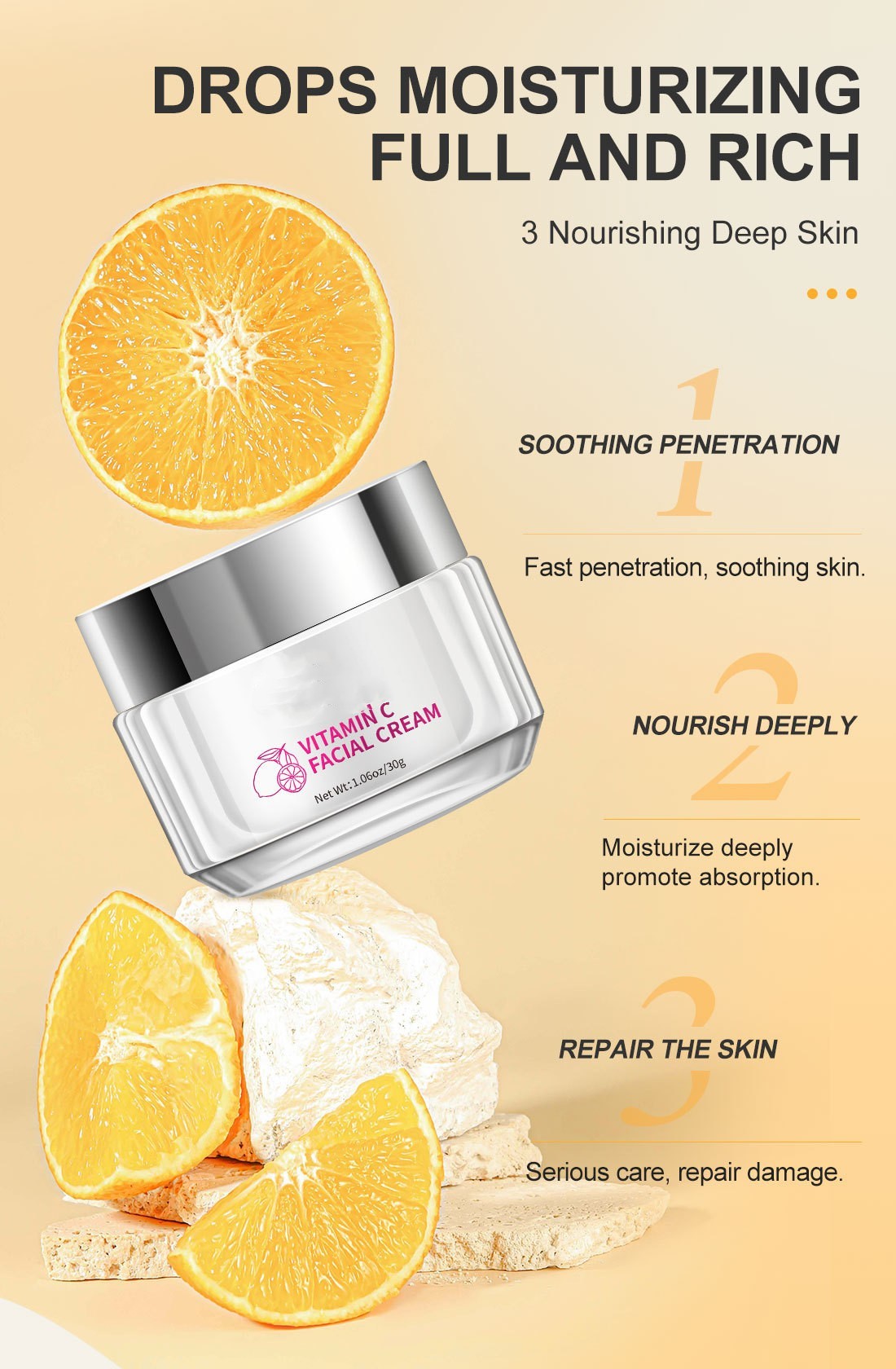 Vitamin C Face Cream Skin Care Products chicpolly
