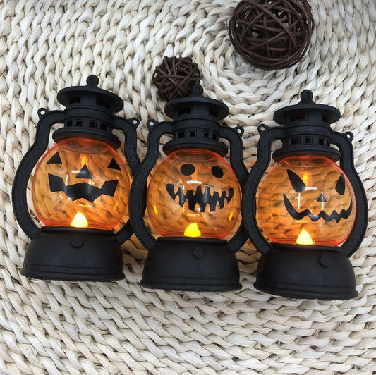 Halloween Decoration Pumpkin Lamp Vintage chicpolly