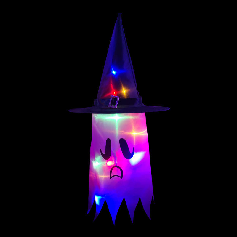 Halloween Holiday Decoration Lanterns Cloth Art Ghost Halloween String Lights chicpolly