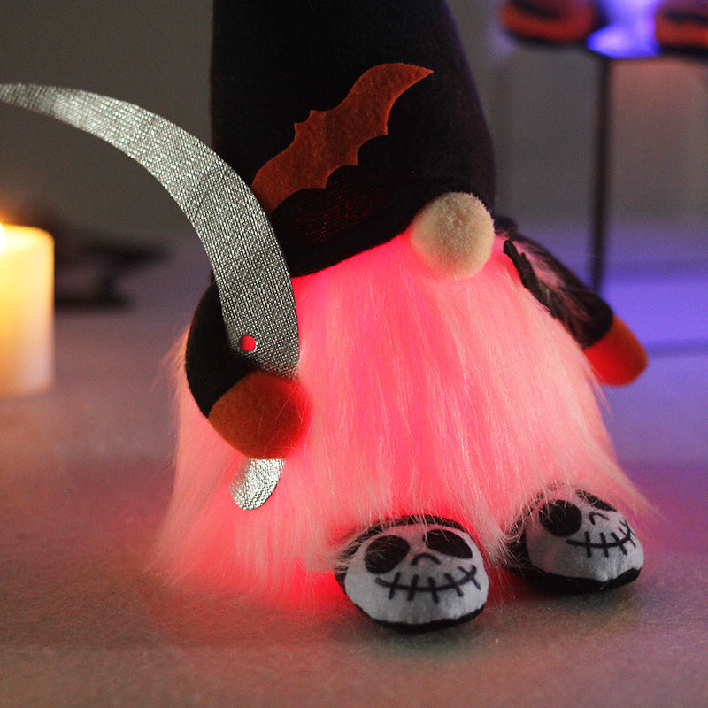 Halloween Decorations Non-woven Decoration With Lights chicpolly