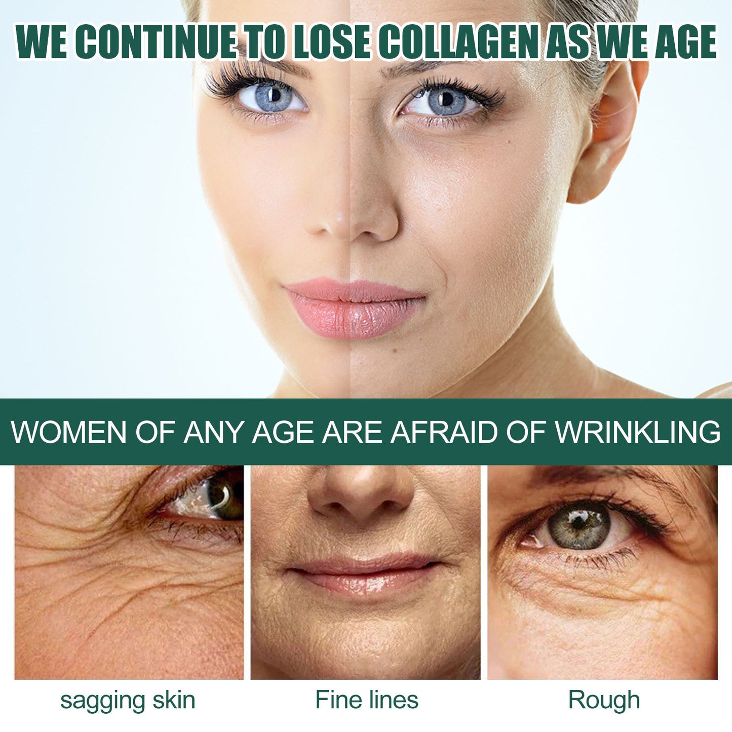 Intensive Anti-wrinkle Fade Fine Lines And Dark Circles Adjust Skin Tone Tighten And Moisturize Skin Care chicpolly