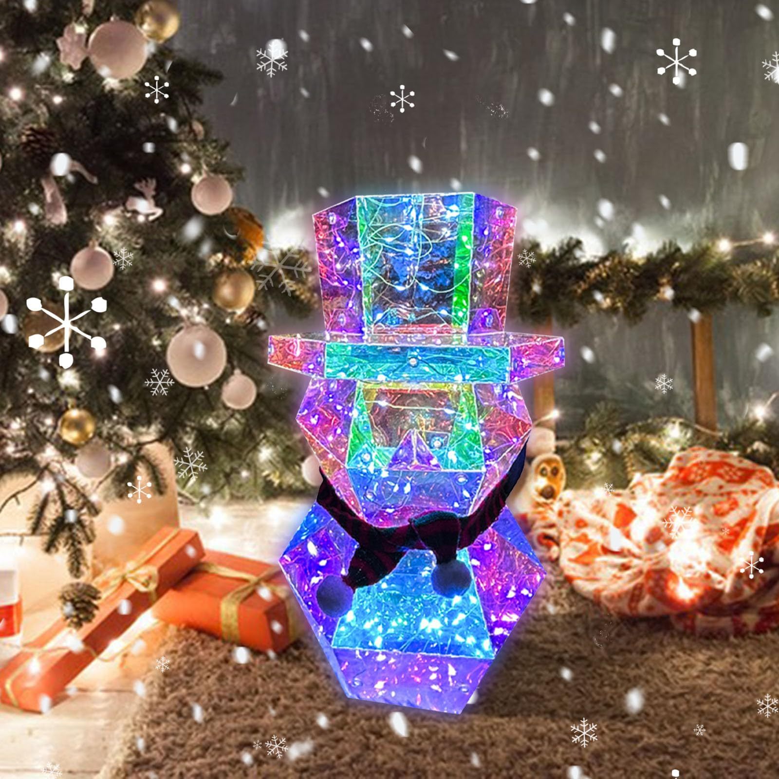 Christmas Snowman Night Light  LED Lights chicpolly