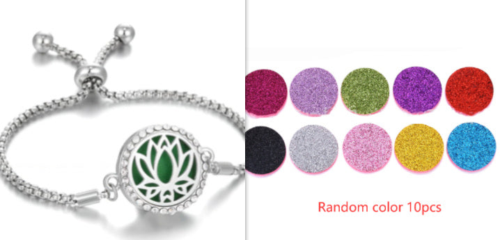 Stainless Aromatherapy Bracelet for Women chicpolly