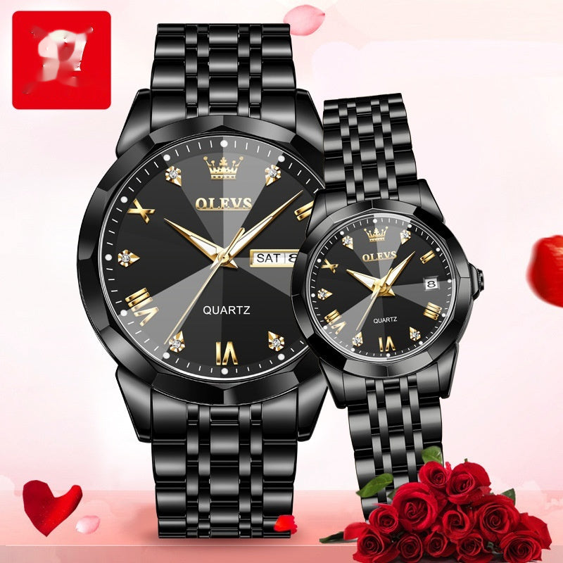 Quartz Watch Couple Watch Men chicpolly