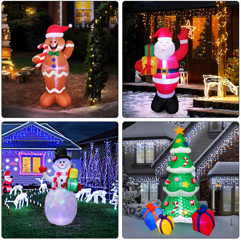 Christmas LED Lights Tree Snowman Outdoor Darden Decor My Store