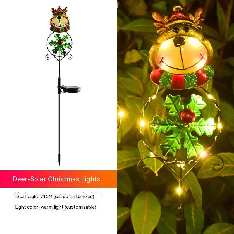 Christmas Led Snowman Elk Light chicpolly