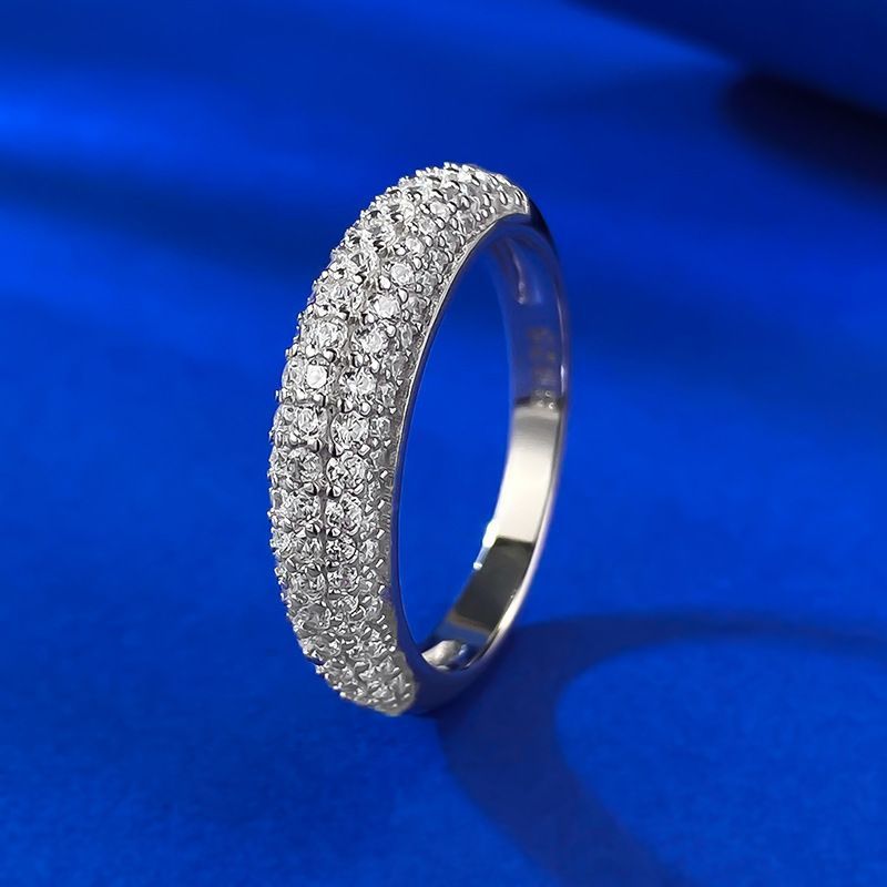 Rhinestone Zircon Ring For Women chicpolly