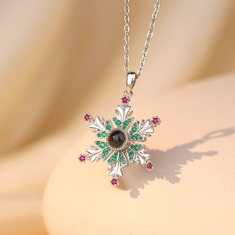 Christmas Necklace Women's Clavicle Chain chicpolly