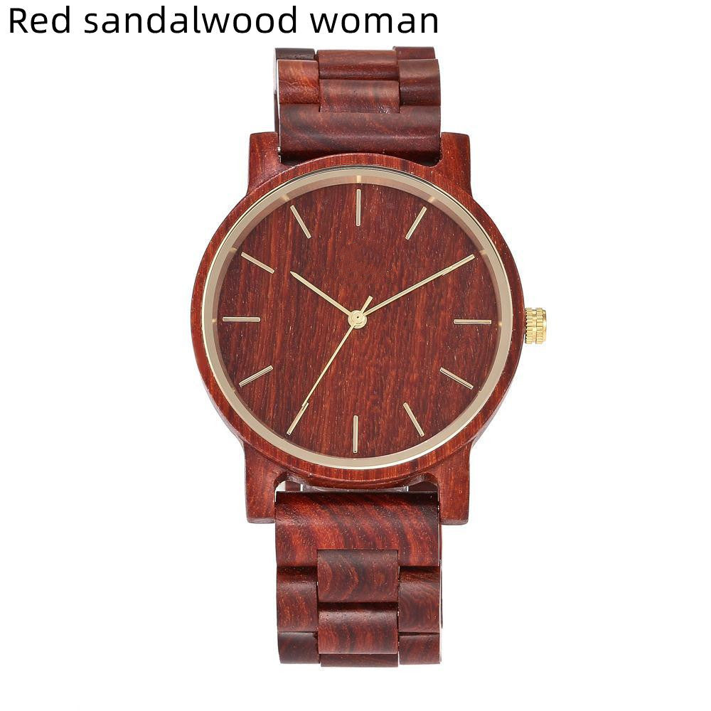 Vintage Casual Wood Watch Fashion chicpolly