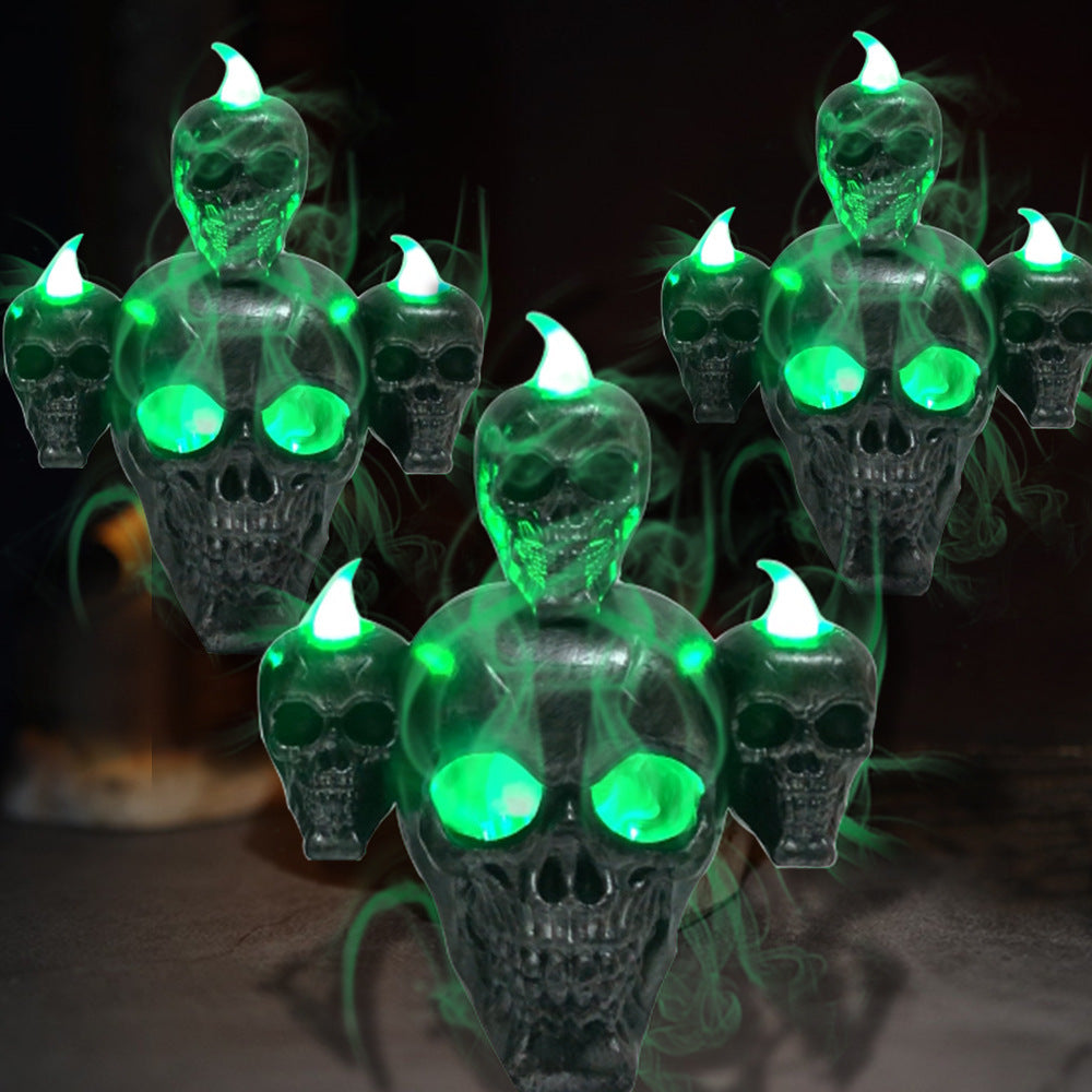 New Halloween Decoration Halloween Skull With Lights Ornaments chicpolly