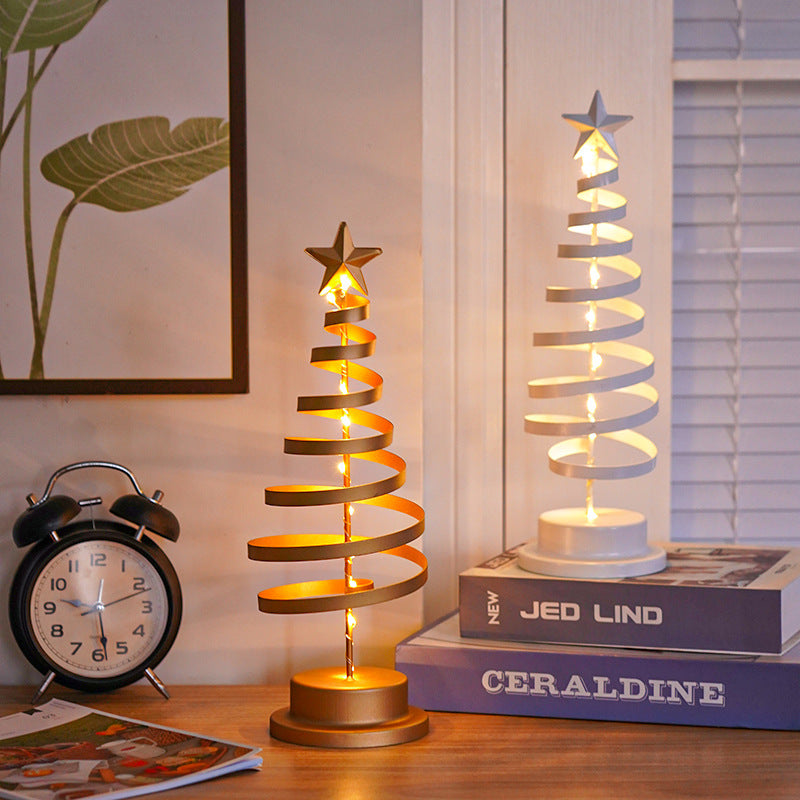 LED Christmas Tree Light Table Tree Bedroom Desk Lamp chicpolly