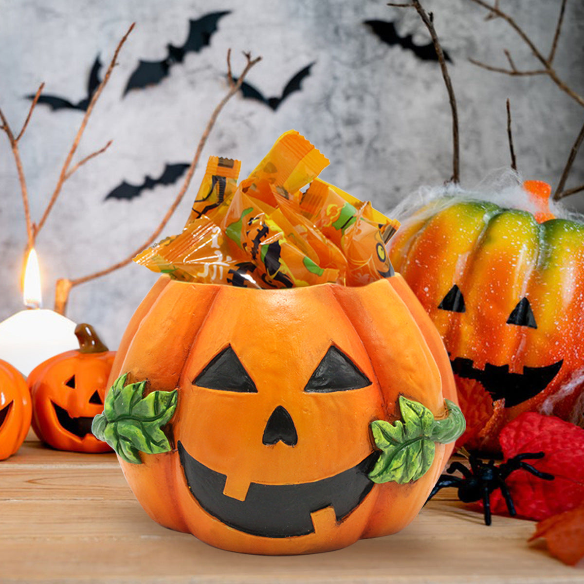 Halloween Pumpkin Decoration Flower Pot chicpolly