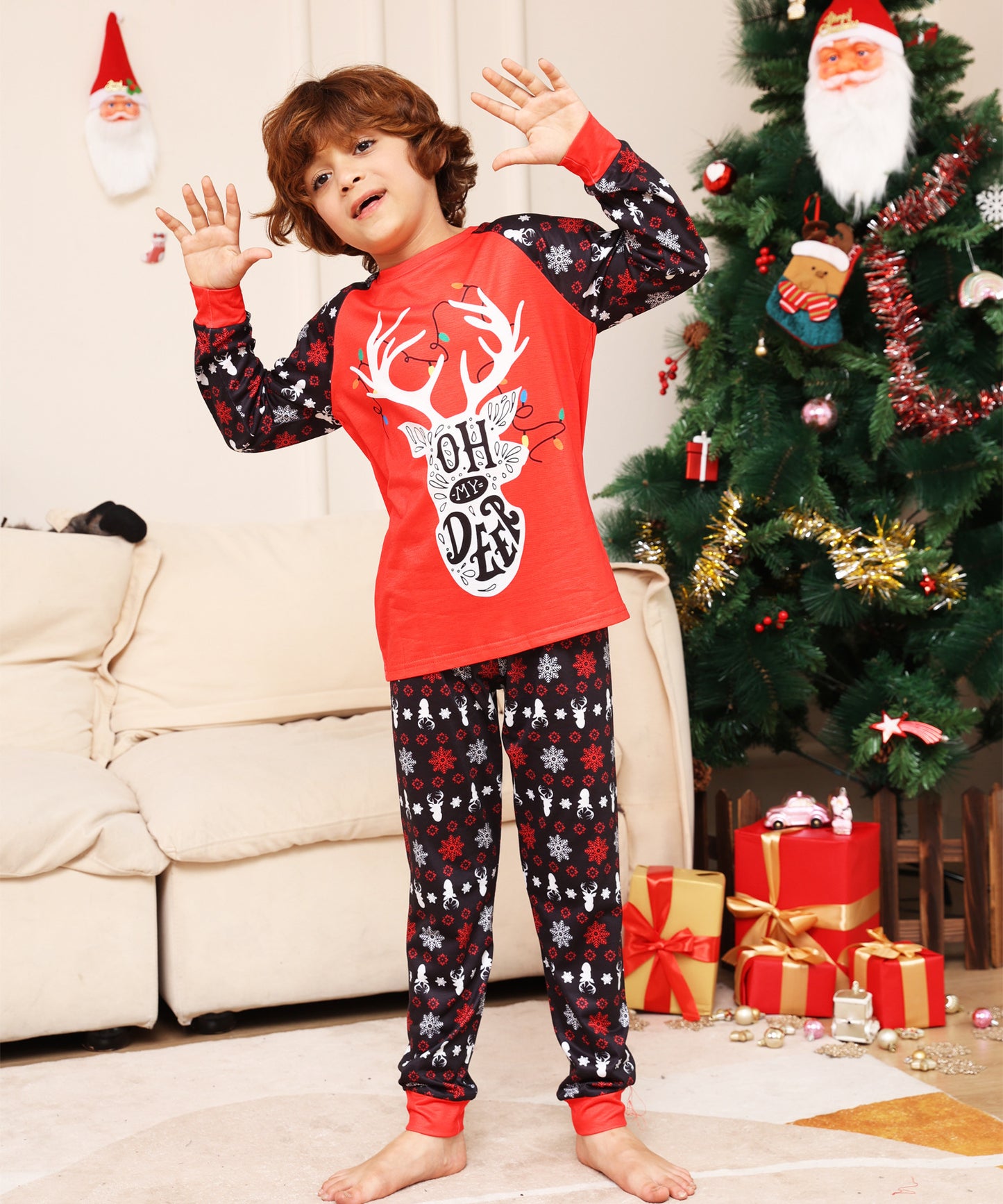 Christmas Parent-child Suit Pajamas chicpolly