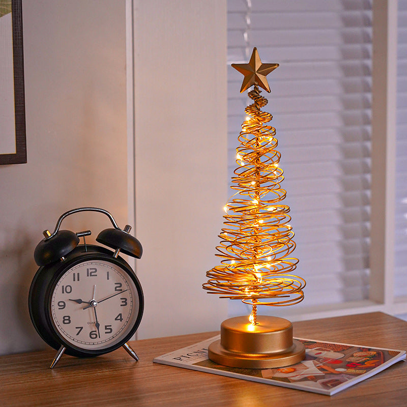 LED Christmas Tree Light Table Tree Bedroom Desk Lamp chicpolly