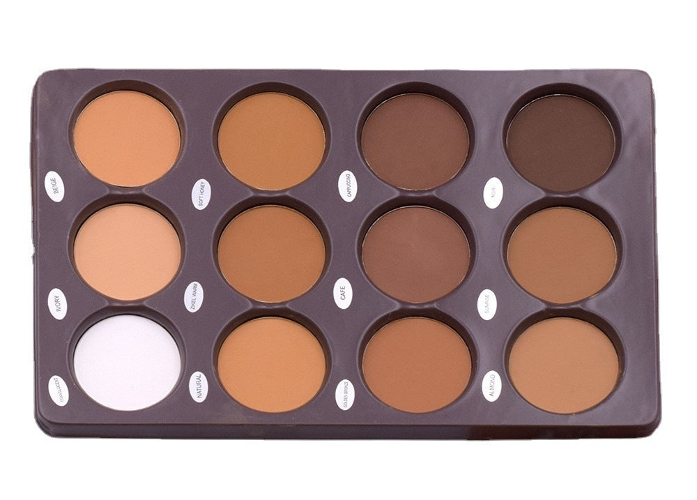 12 Color Makeup Repair Plate chicpolly