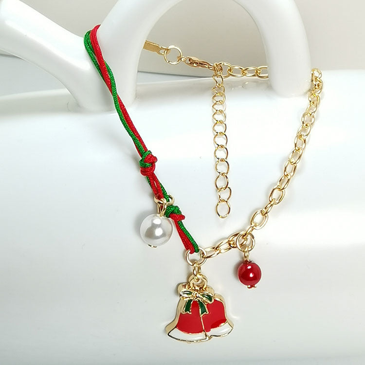 Christmas Snowman Chain Pendant For Women chicpolly