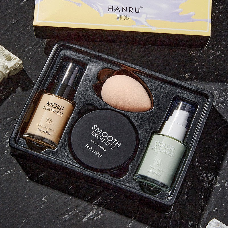 Makeup Set 4Pieces Isolated Powder My Store